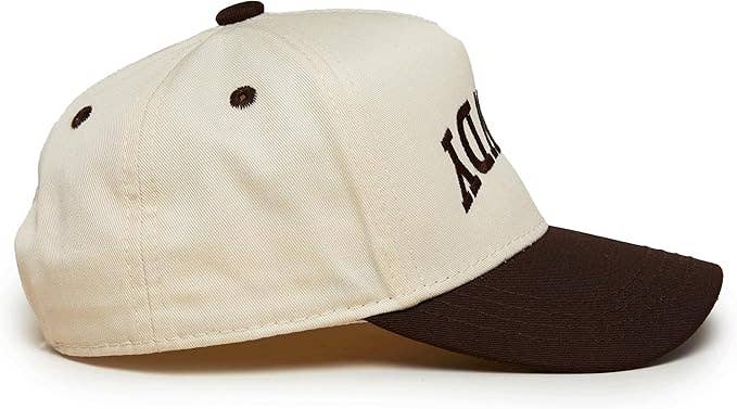 Kids & Baby 2-Tone Snapback Hat | Brown & Beige | Infant to Youth