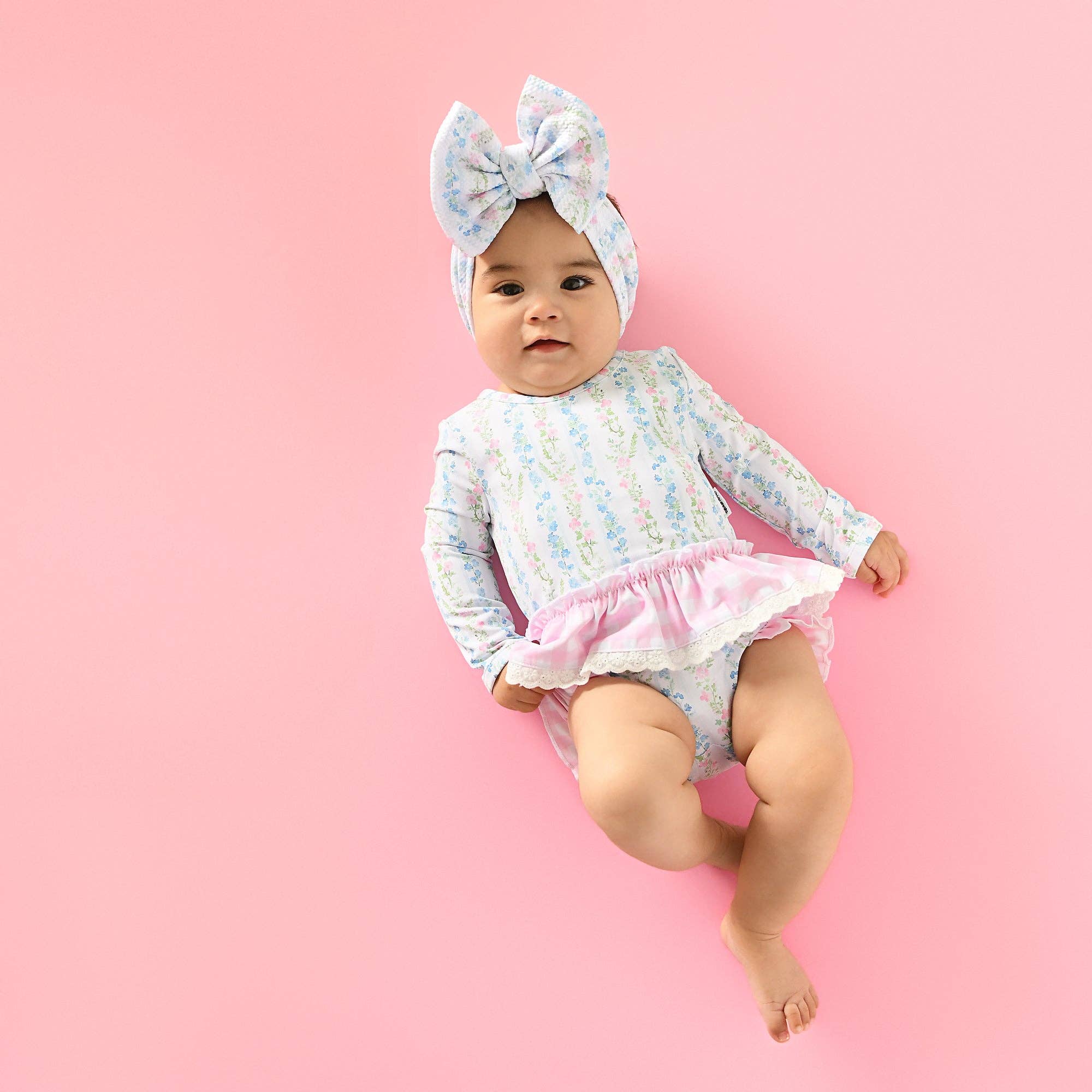 Girls' Floral Rash Guard 2-Piece Swim Set — UPF 50+
