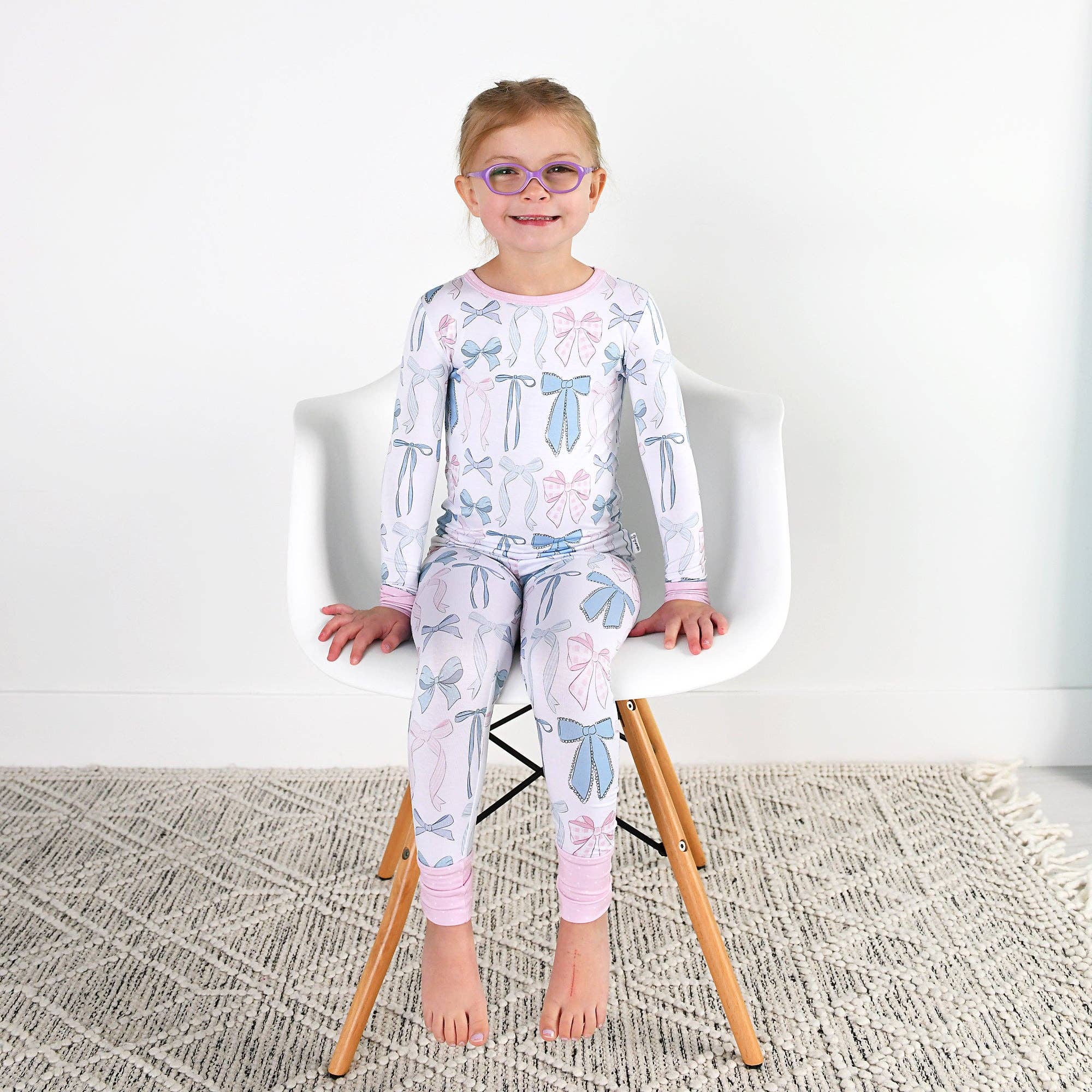 Bamboo Bow 2-Piece Lounge Set — Toddler & Kids