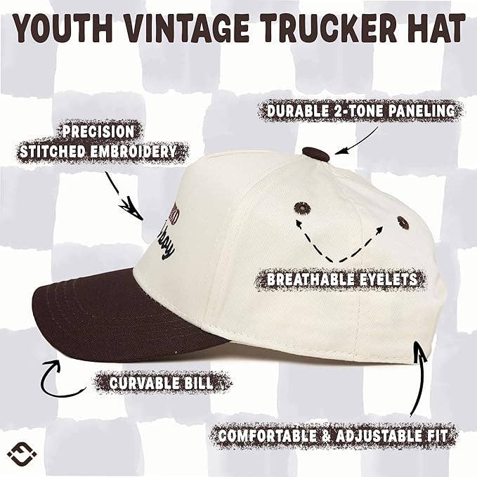 Kids & Baby 2-Tone Snapback Hat | Certified Mama's Boy | Brown & Beige