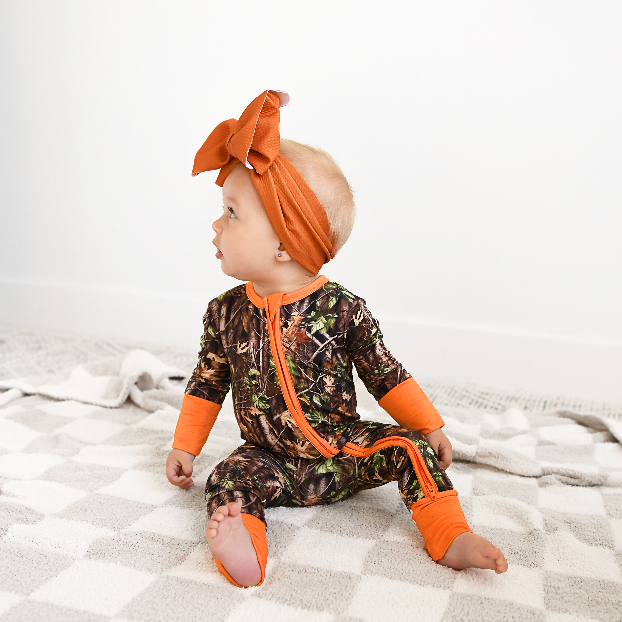 Bamboo Camo Zip Sleeper — Baby & Toddler Outfit