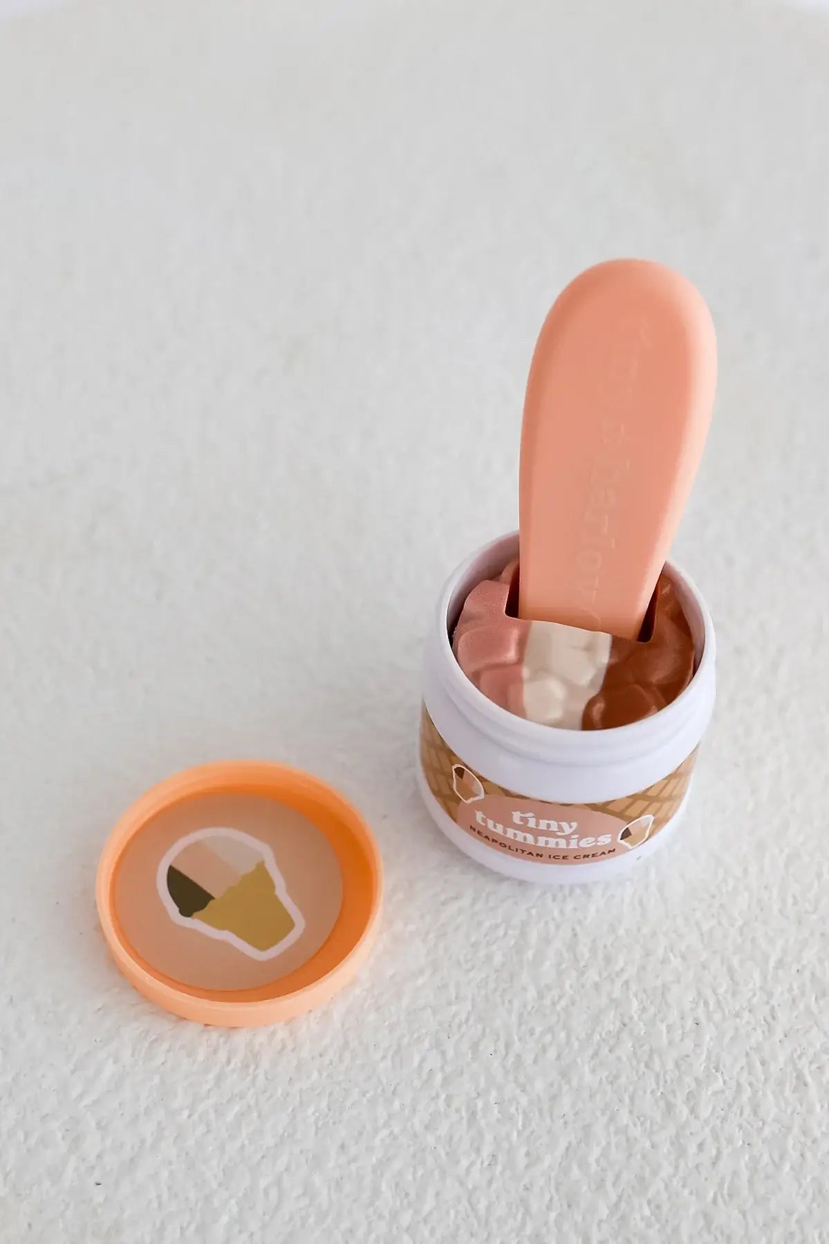 Tiny Tummies Napolitan Icecream jar and spoon set - Tiny Har