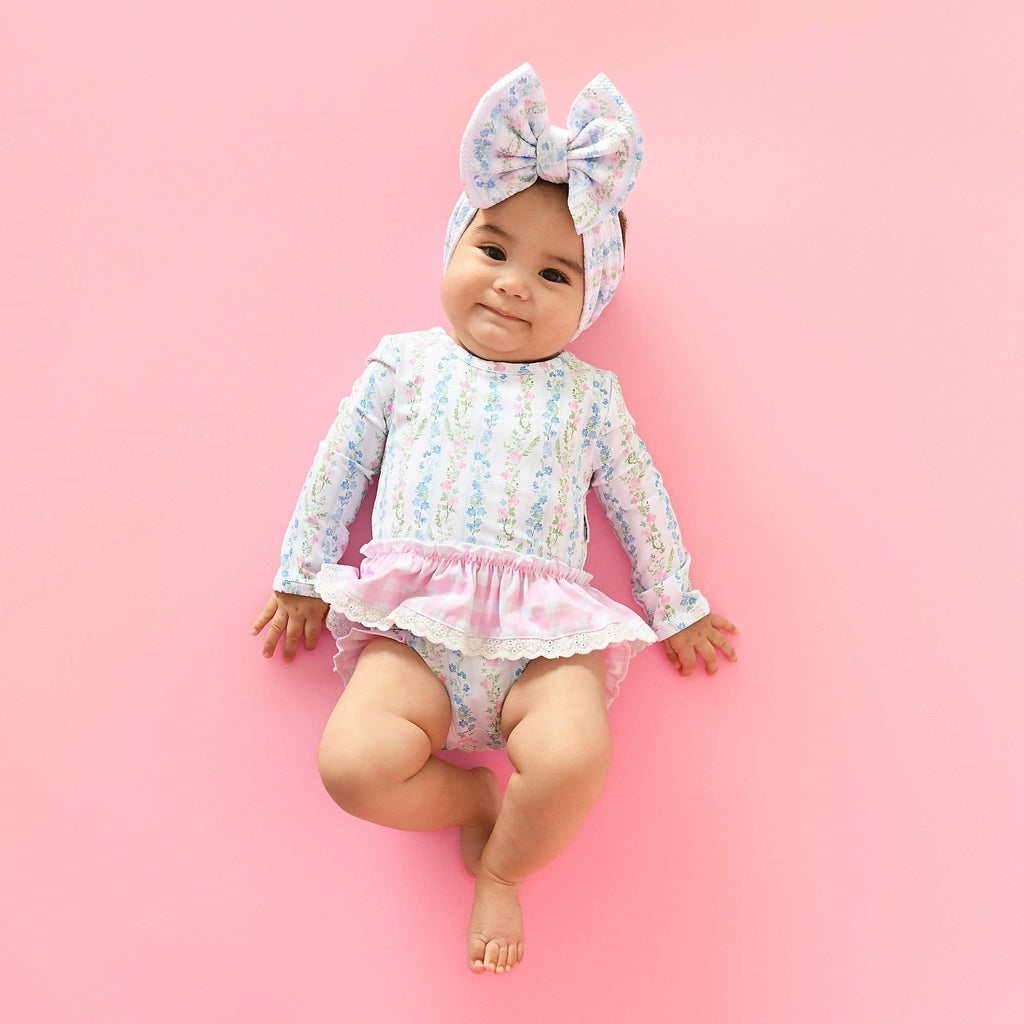 Girls' Floral Rash Guard 2-Piece Swim Set — UPF 50+