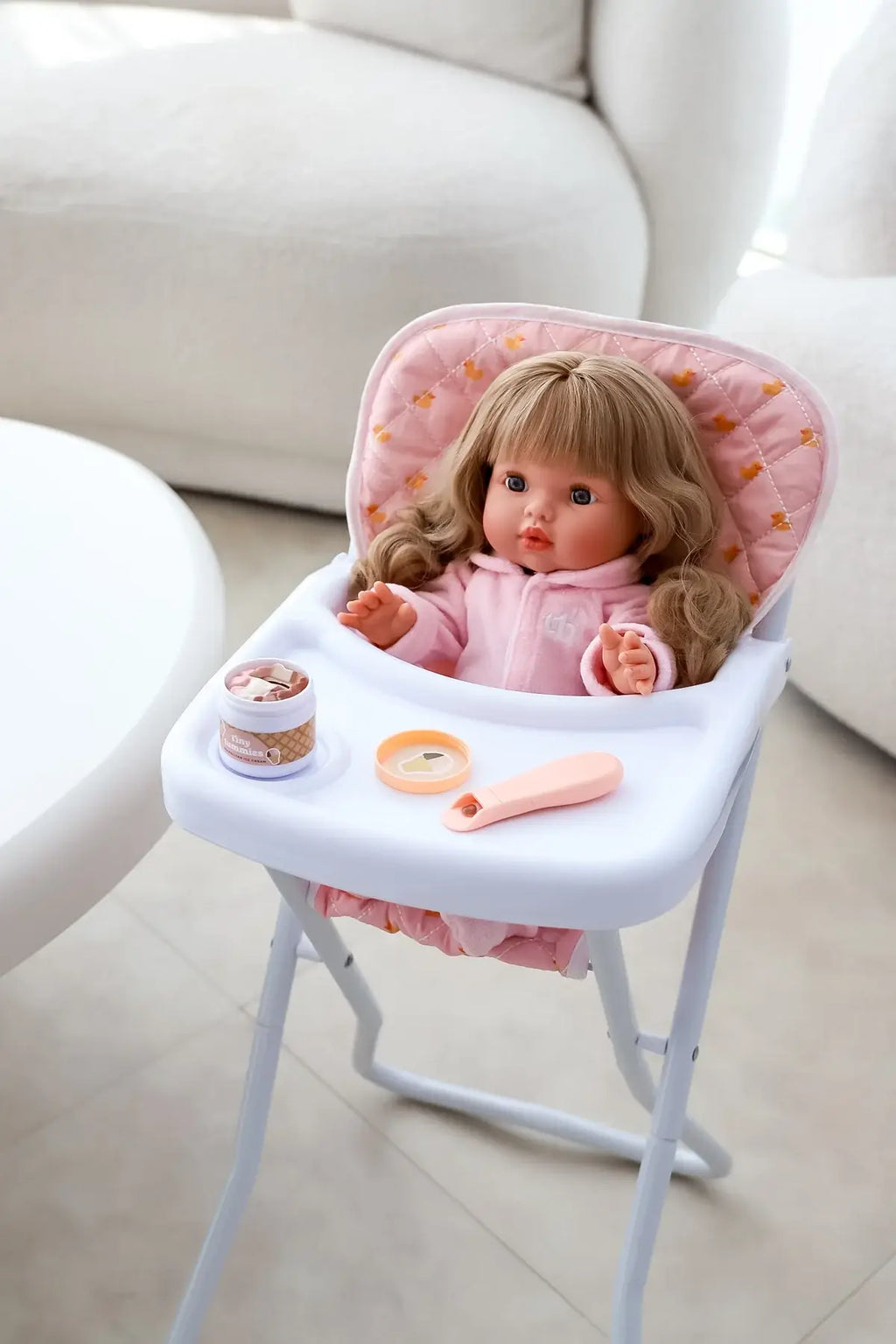 Tiny Tummies Napolitan Icecream jar and spoon set - Tiny Har