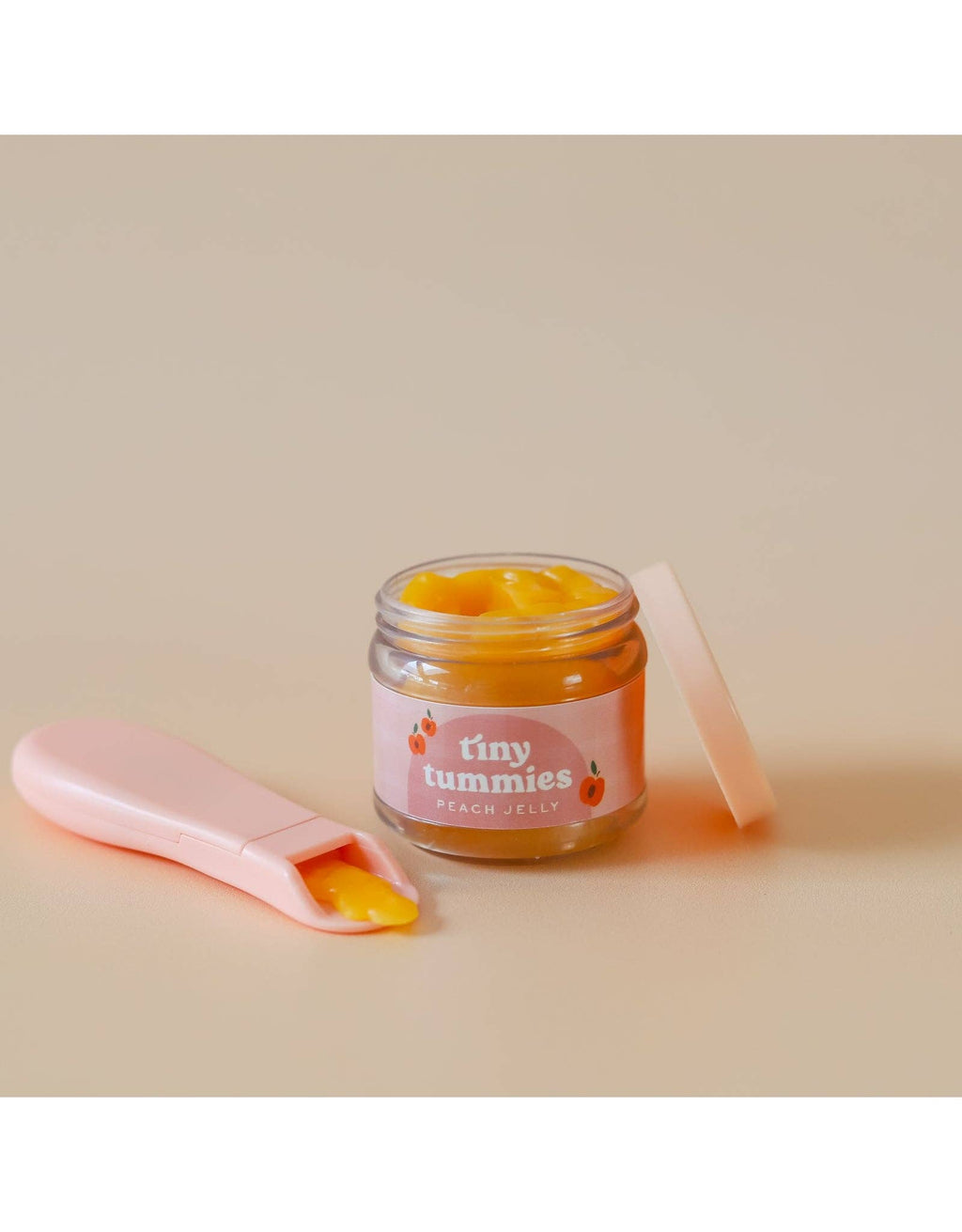 Tiny Tummies - Peach jelly Jar for Doll - Tiny Harlow