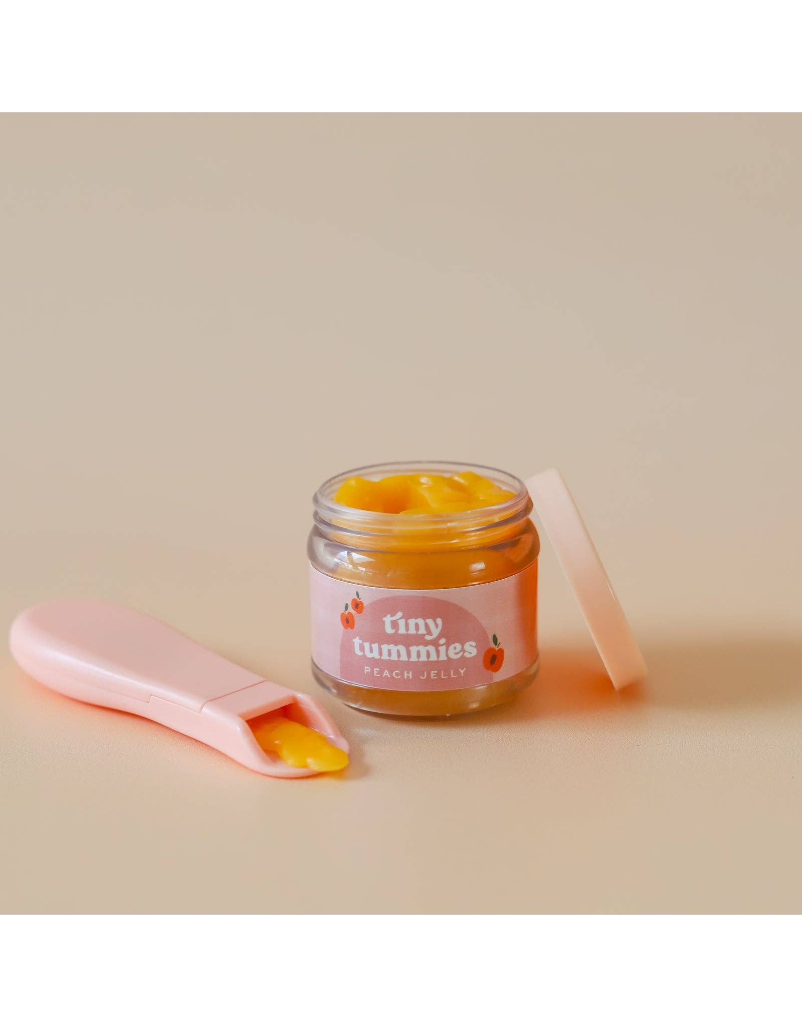 Tiny Tummies - Peach jelly Jar for Doll - Tiny Harlow