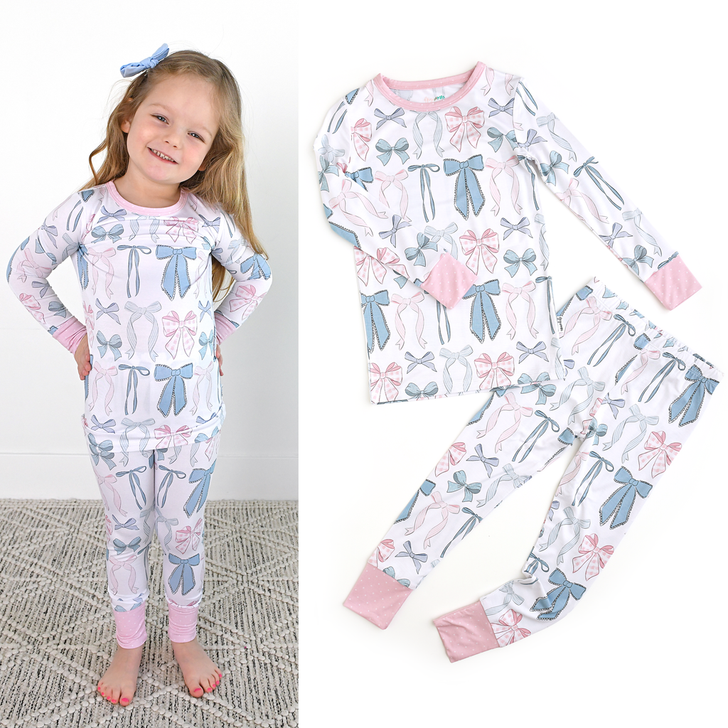 Bamboo Bow 2-Piece Lounge Set — Toddler & Kids