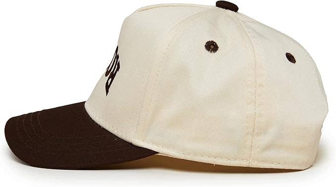 Kids & Baby 2-Tone Snapback Hat | Brown & Beige | Infant to Youth