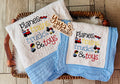 Heirloom Blanket - "Planes, Trains, Trucks & Toys" | 36x45