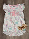 Personalized Birthday Bubble Outfit | Custom Name | Baby Girl