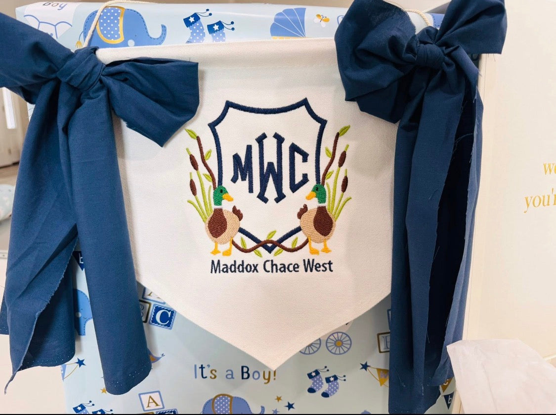 Personalized Baby Banner | Custom Handmade Celebration Banner