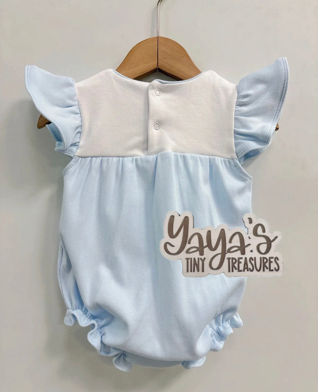 The Millie Bubble | Embroidery-Ready Baby Bubble Romper | Boutique Baby Girl