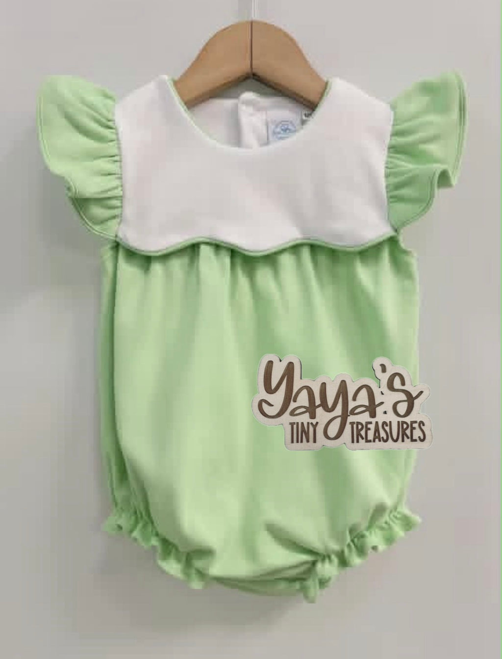 The Millie Bubble | Embroidery-Ready Baby Bubble Romper | Boutique Baby Girl