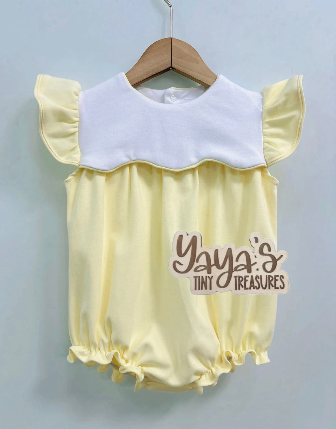 The Millie Bubble | Embroidery-Ready Baby Bubble Romper | Boutique Baby Girl