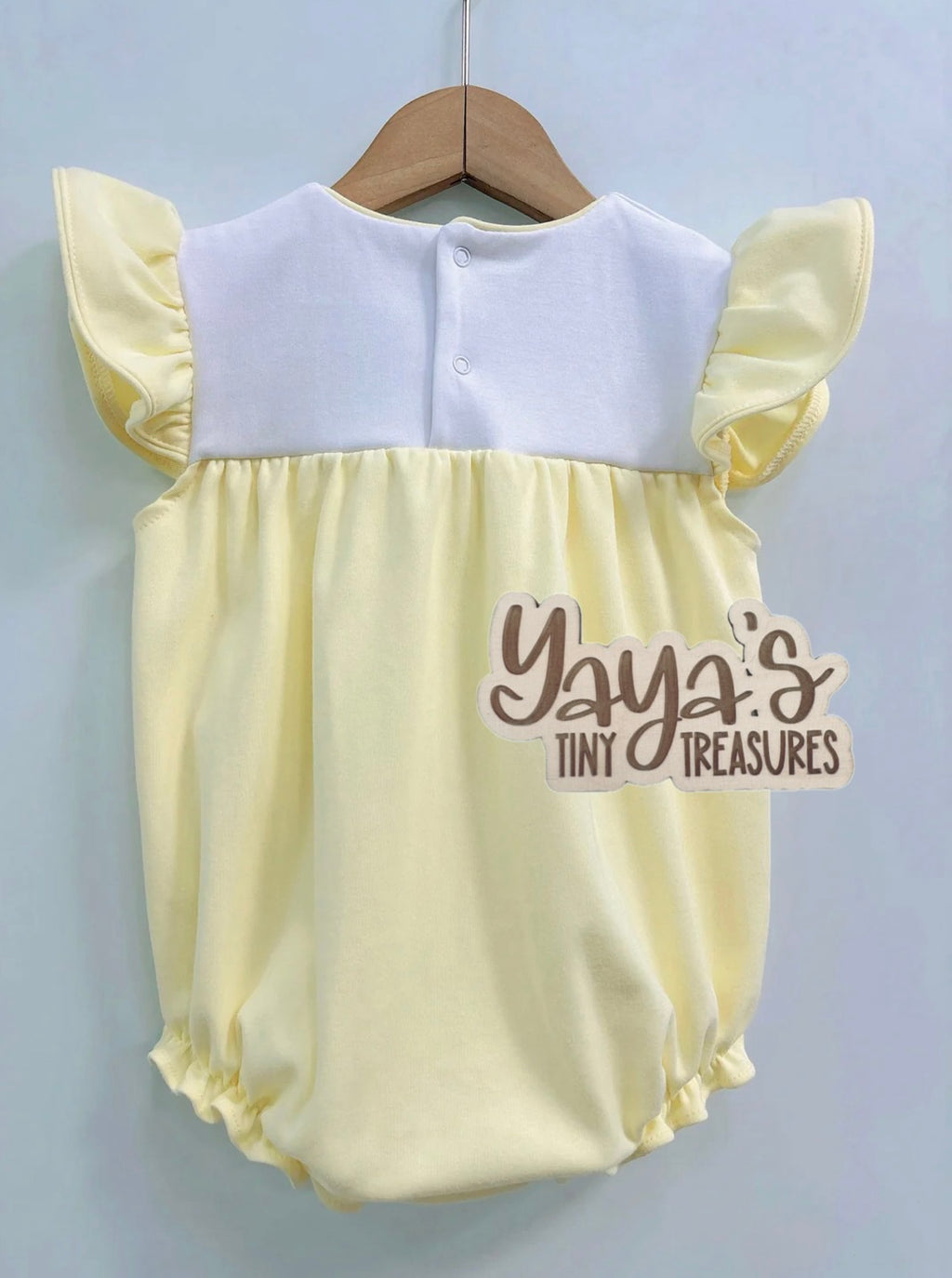 The Millie Bubble | Embroidery-Ready Baby Bubble Romper | Boutique Baby Girl