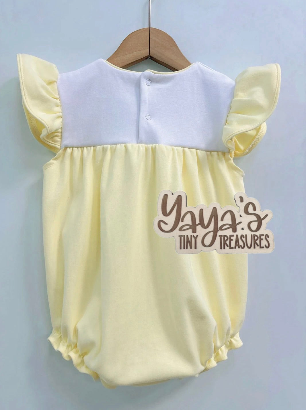 The Millie Bubble | Embroidery-Ready Baby Bubble Romper | Boutique Baby Girl