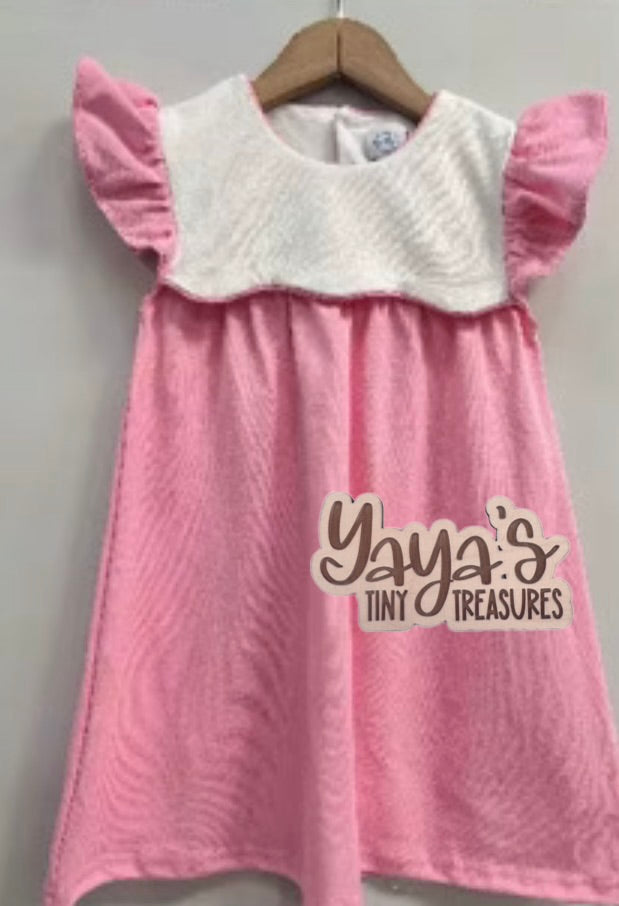The Lottie Dress | Embroidery-Ready Girls Knit Dress | Boutique Baby & Toddler