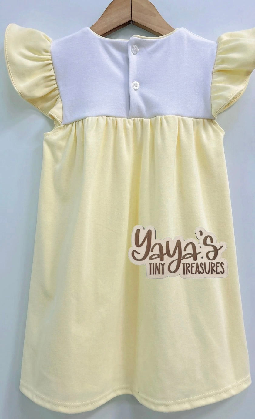 The Lottie Dress | Embroidery-Ready Girls Knit Dress | Boutique Baby & Toddler