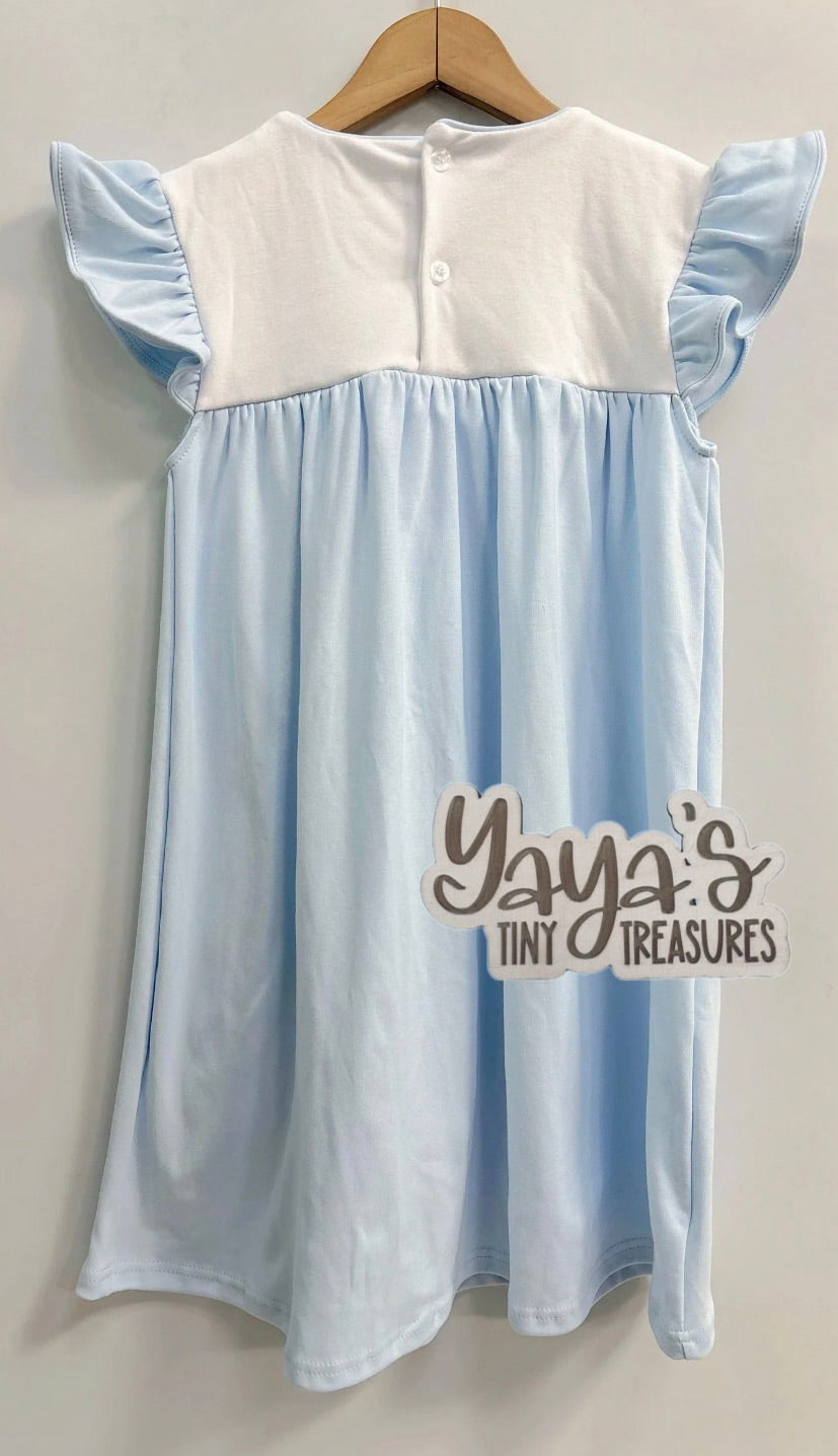 The Lottie Dress | Embroidery-Ready Girls Knit Dress | Boutique Baby & Toddler