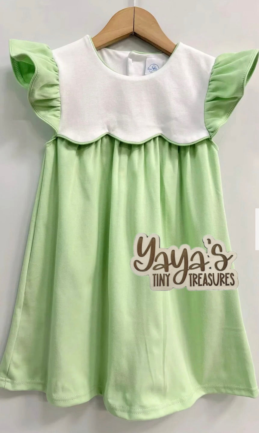 The Lottie Dress | Embroidery-Ready Girls Knit Dress | Boutique Baby & Toddler