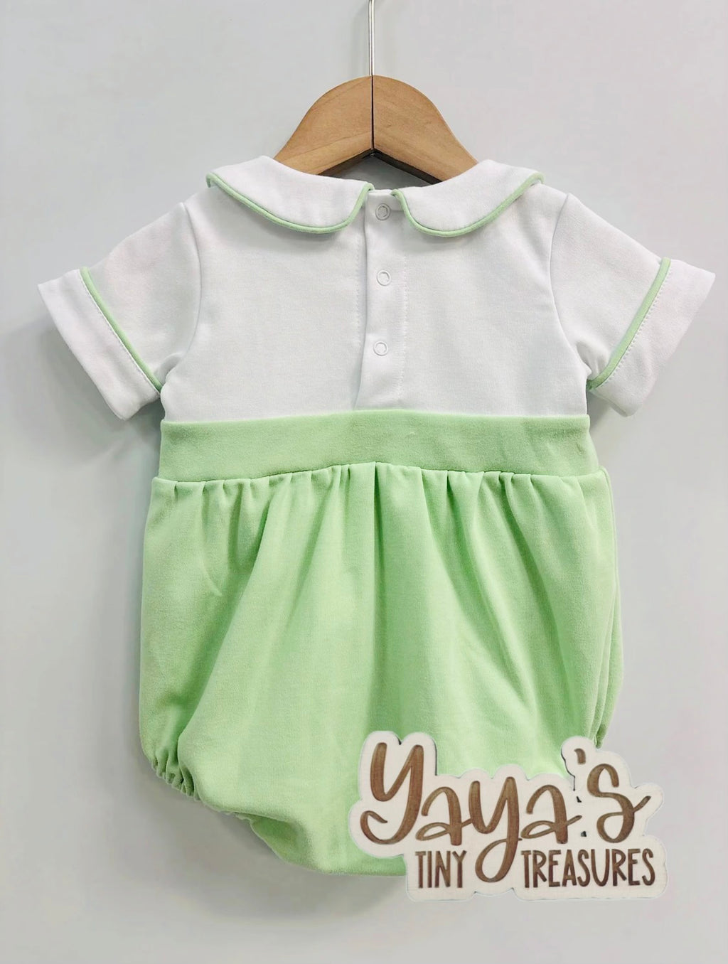 The Tucker Bubble | Embroidery-Ready Baby Boy Bubble Romper | Boutique Baby Boy