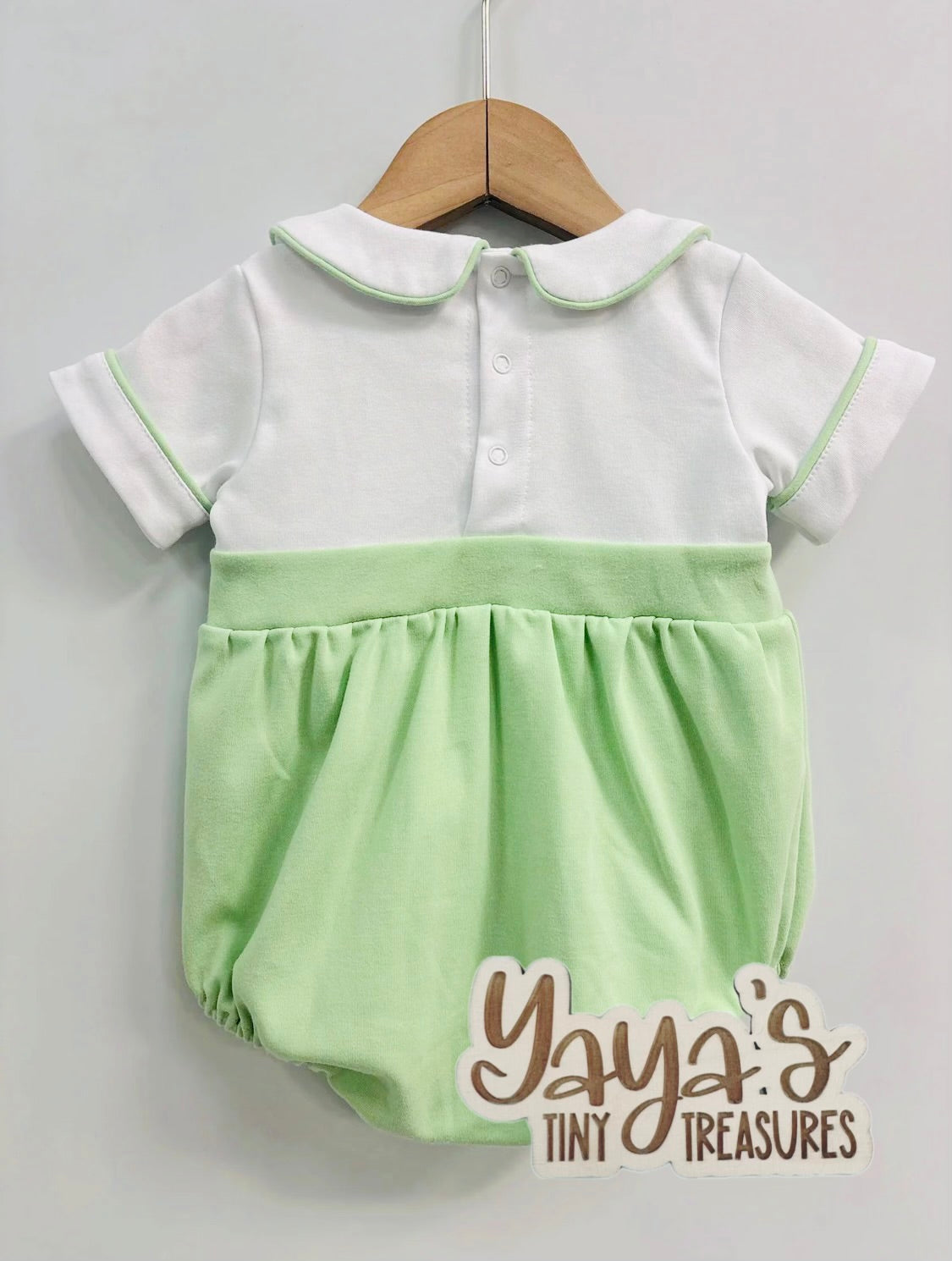 The Tucker Bubble | Embroidery-Ready Baby Boy Bubble Romper | Boutique Baby Boy