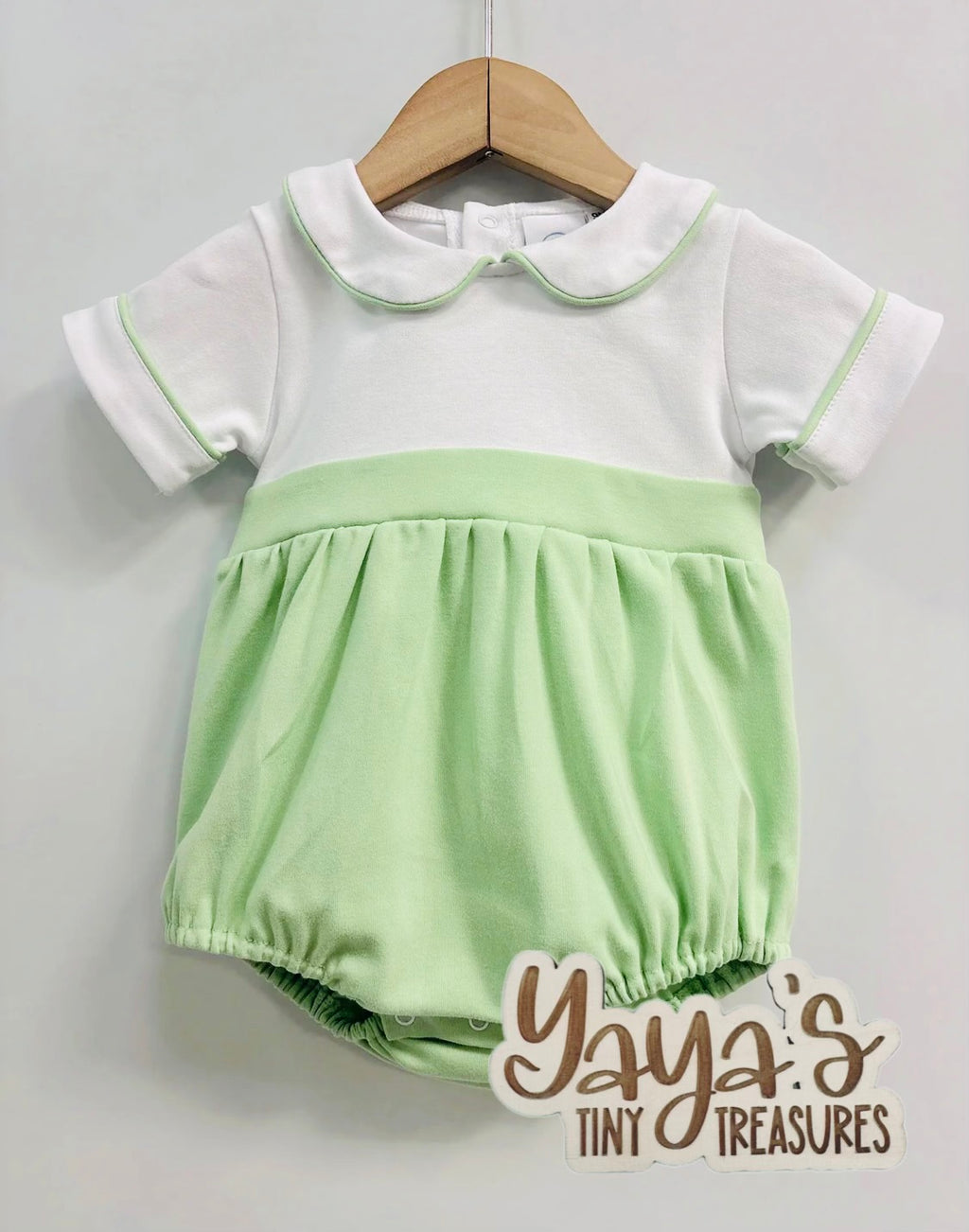 The Tucker Bubble | Embroidery-Ready Baby Boy Bubble Romper | Boutique Baby Boy