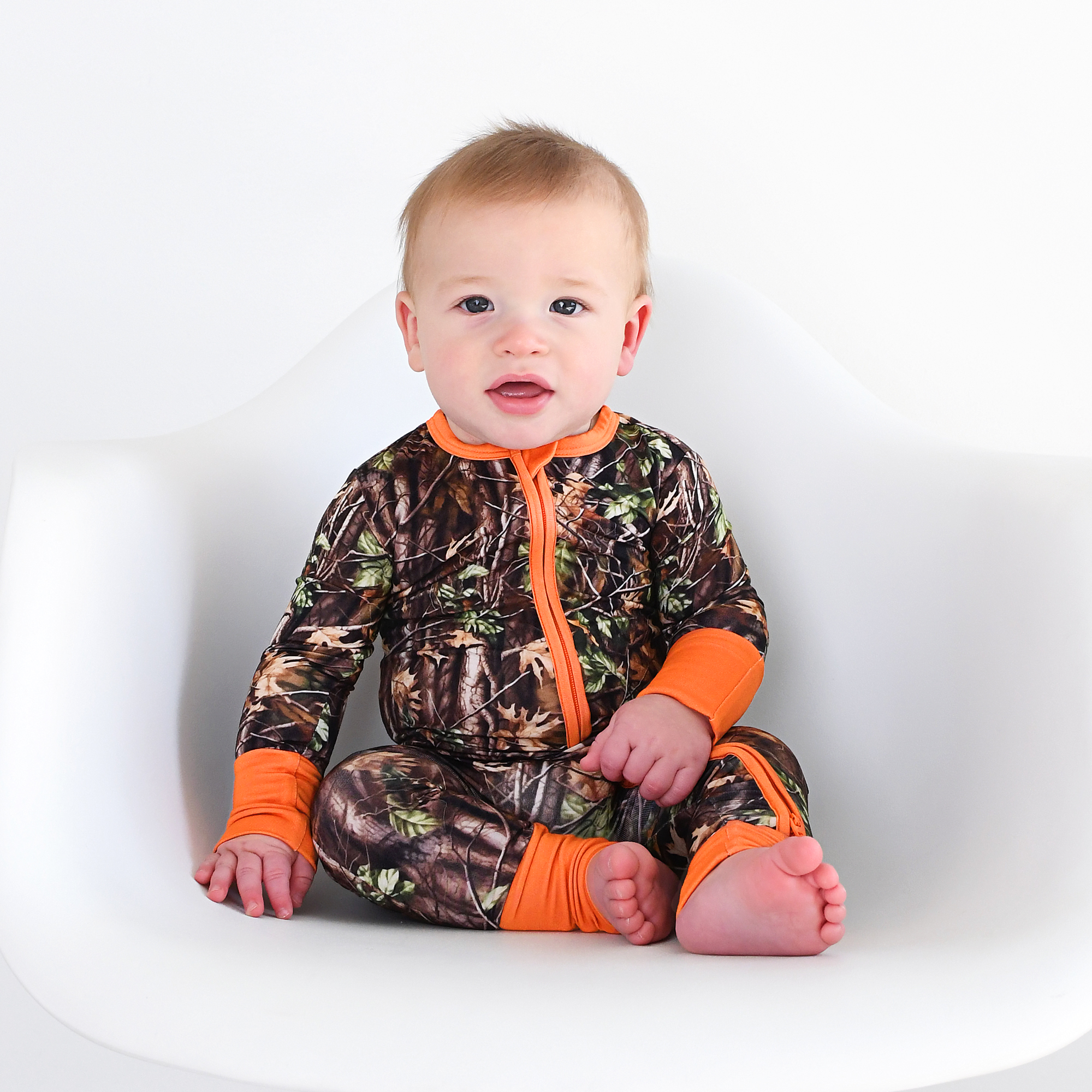 Bamboo Camo Zip Sleeper — Baby & Toddler Outfit