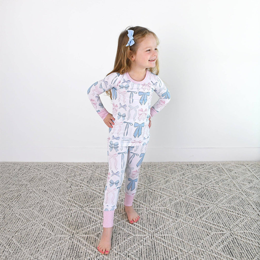 Bamboo Bow 2-Piece Lounge Set — Toddler & Kids