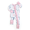 Bamboo Ruffle Zip Sleeper — Baby & Toddler Outfit