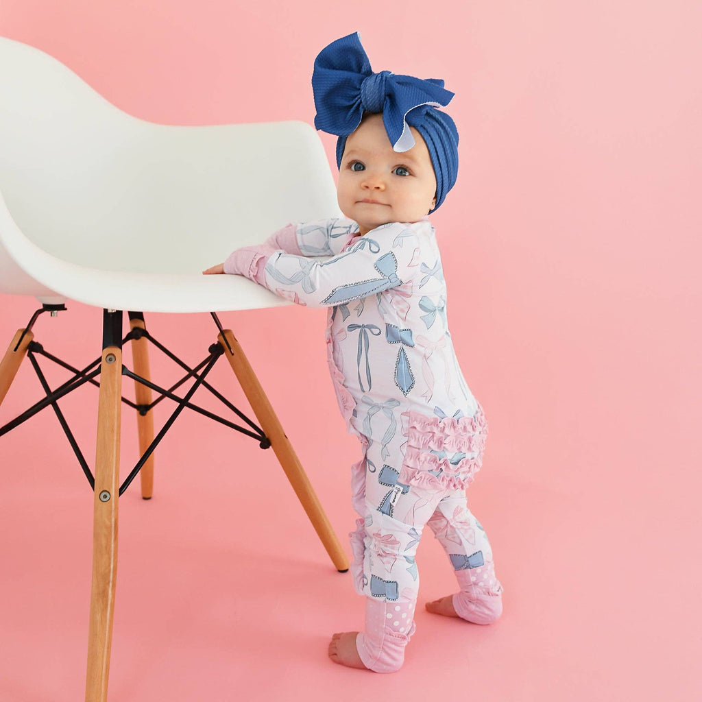 Bamboo Ruffle Zip Sleeper — Baby & Toddler Outfit