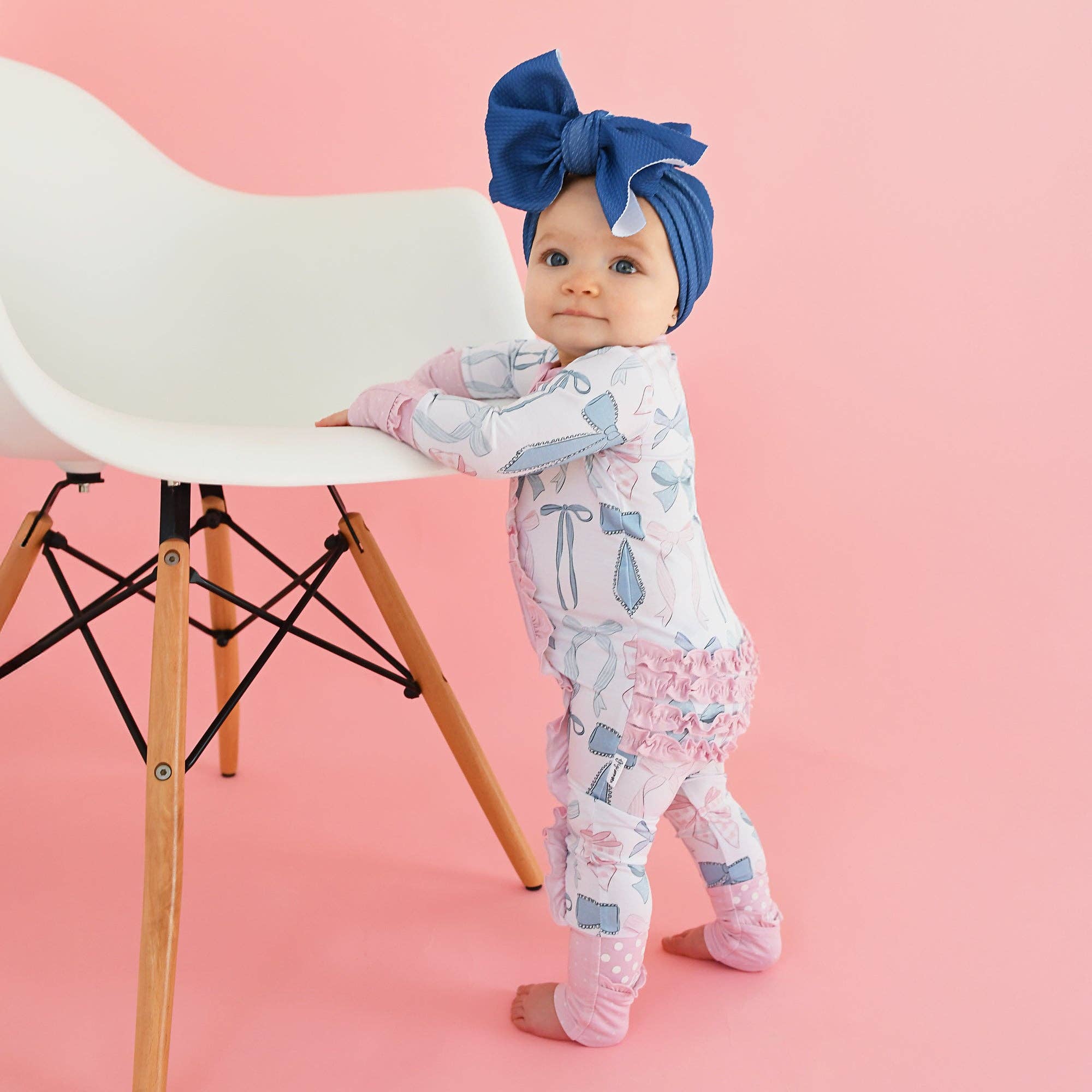 Bamboo Ruffle Zip Sleeper — Baby & Toddler Outfit