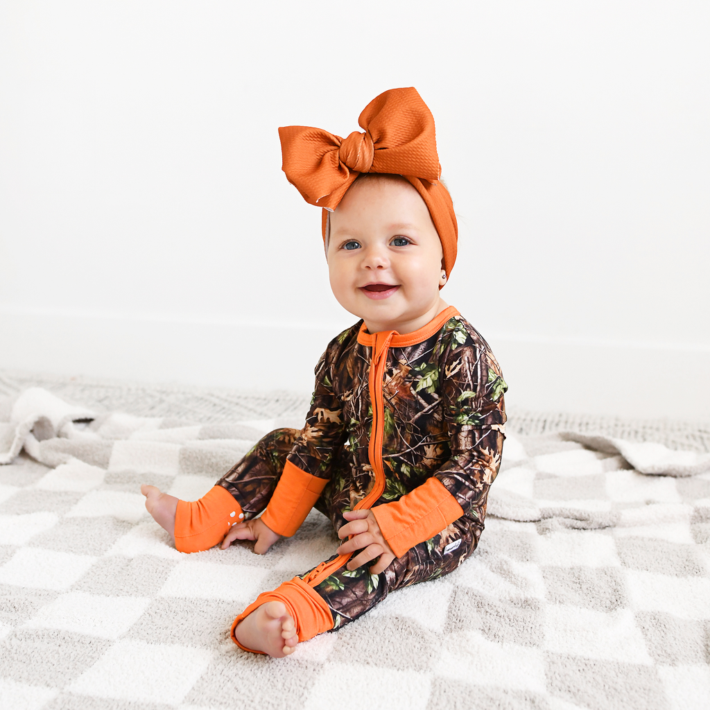 Bamboo Camo Zip Sleeper — Baby & Toddler Outfit