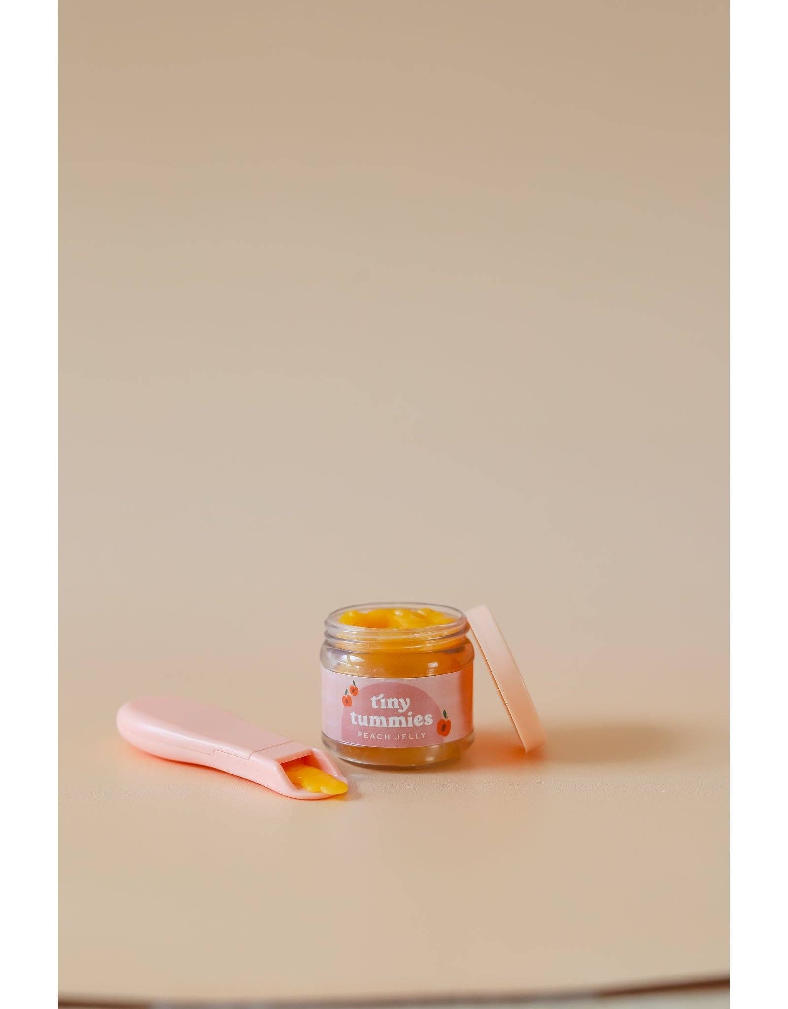 Tiny Tummies - Peach jelly Jar for Doll - Tiny Harlow