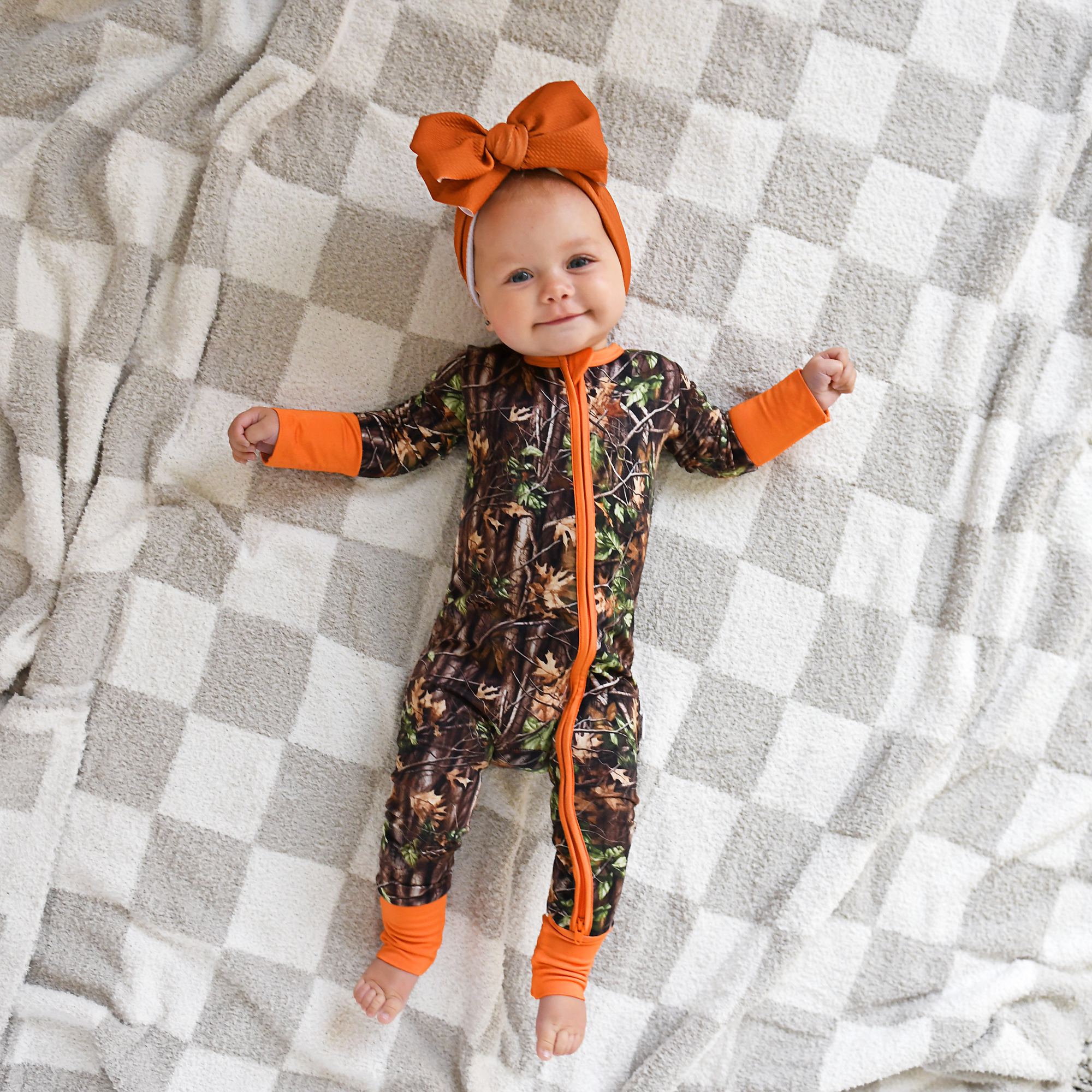 Bamboo Camo Zip Sleeper — Baby & Toddler Outfit