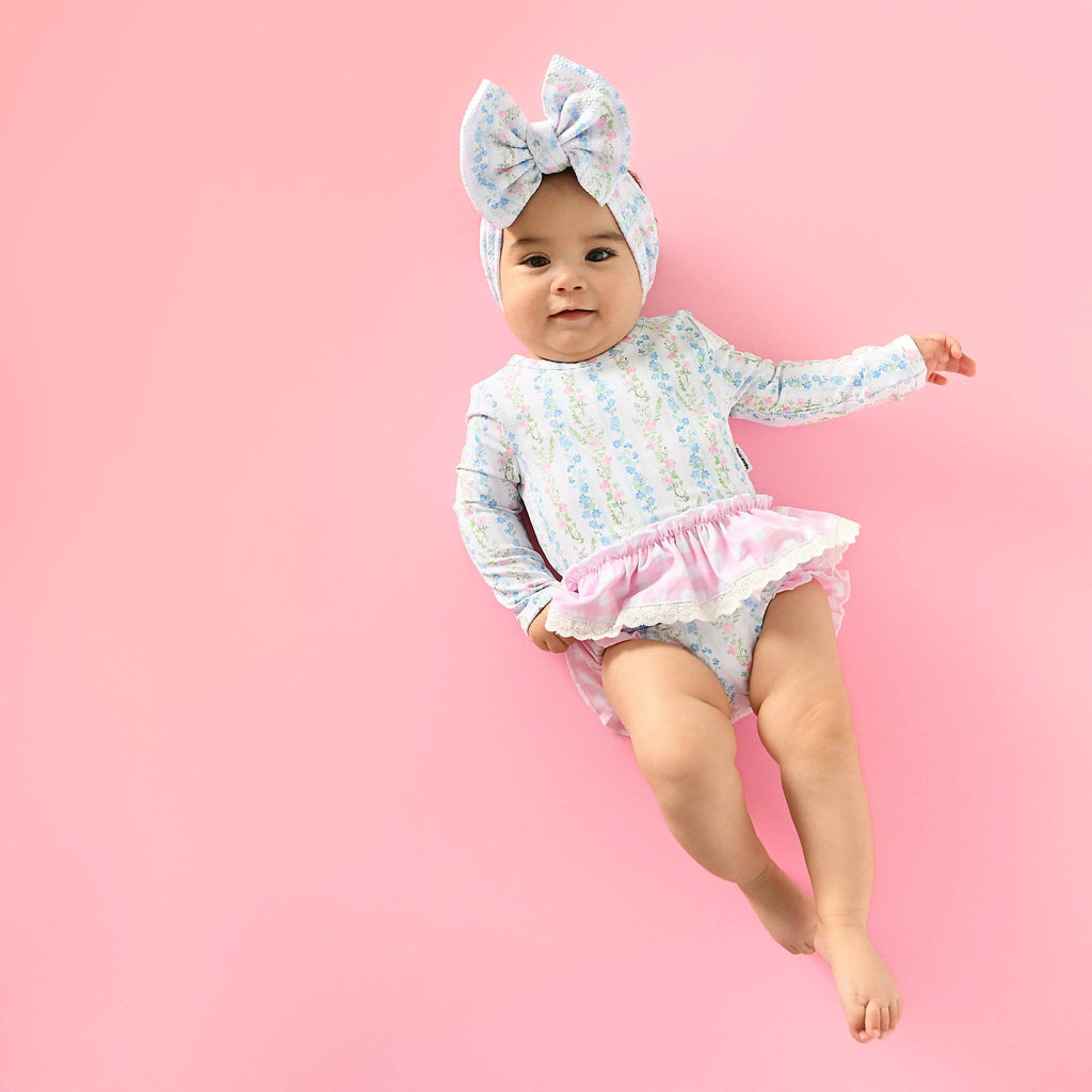 Girls' Floral Rash Guard 2-Piece Swim Set — UPF 50+