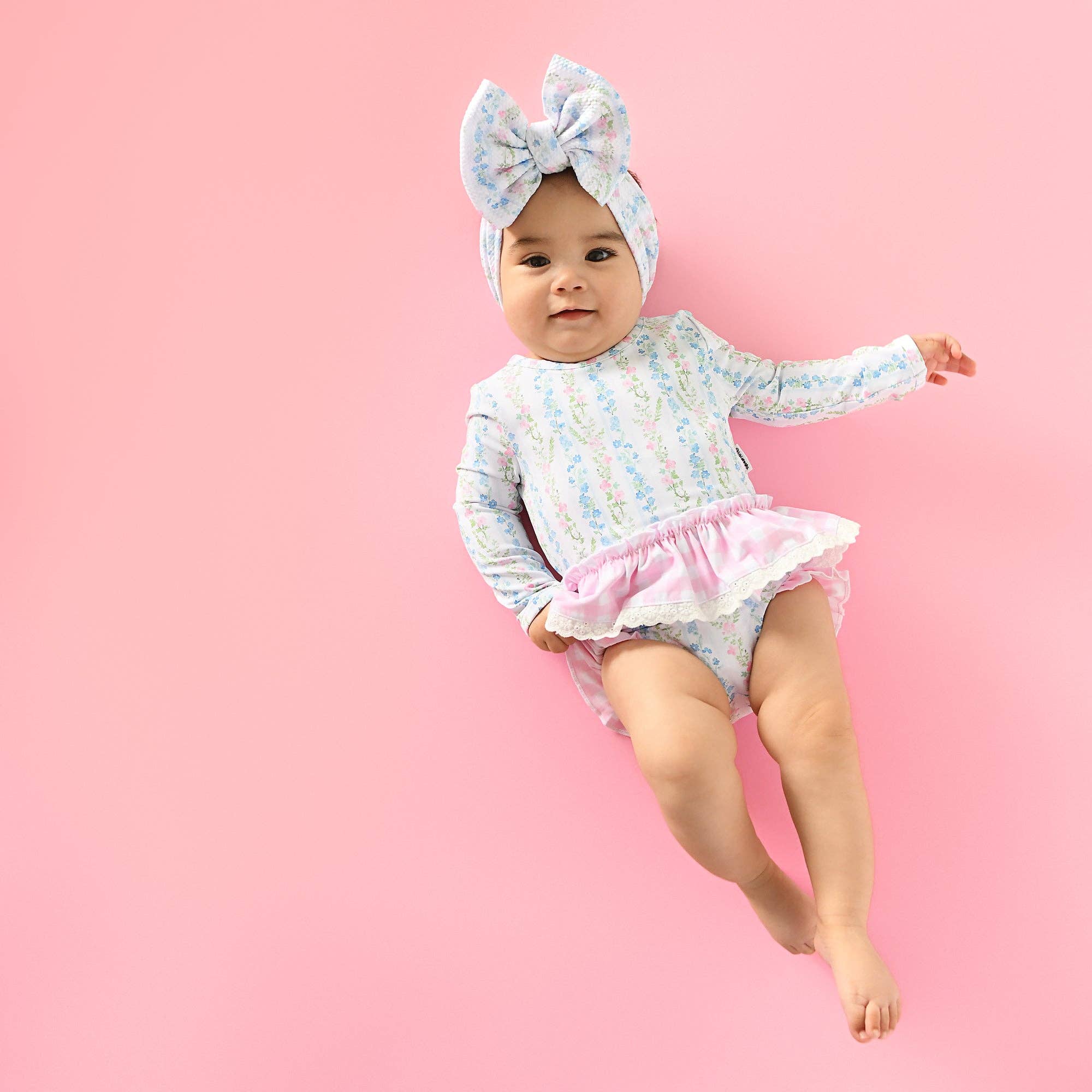 Girls' Floral Rash Guard 2-Piece Swim Set — UPF 50+