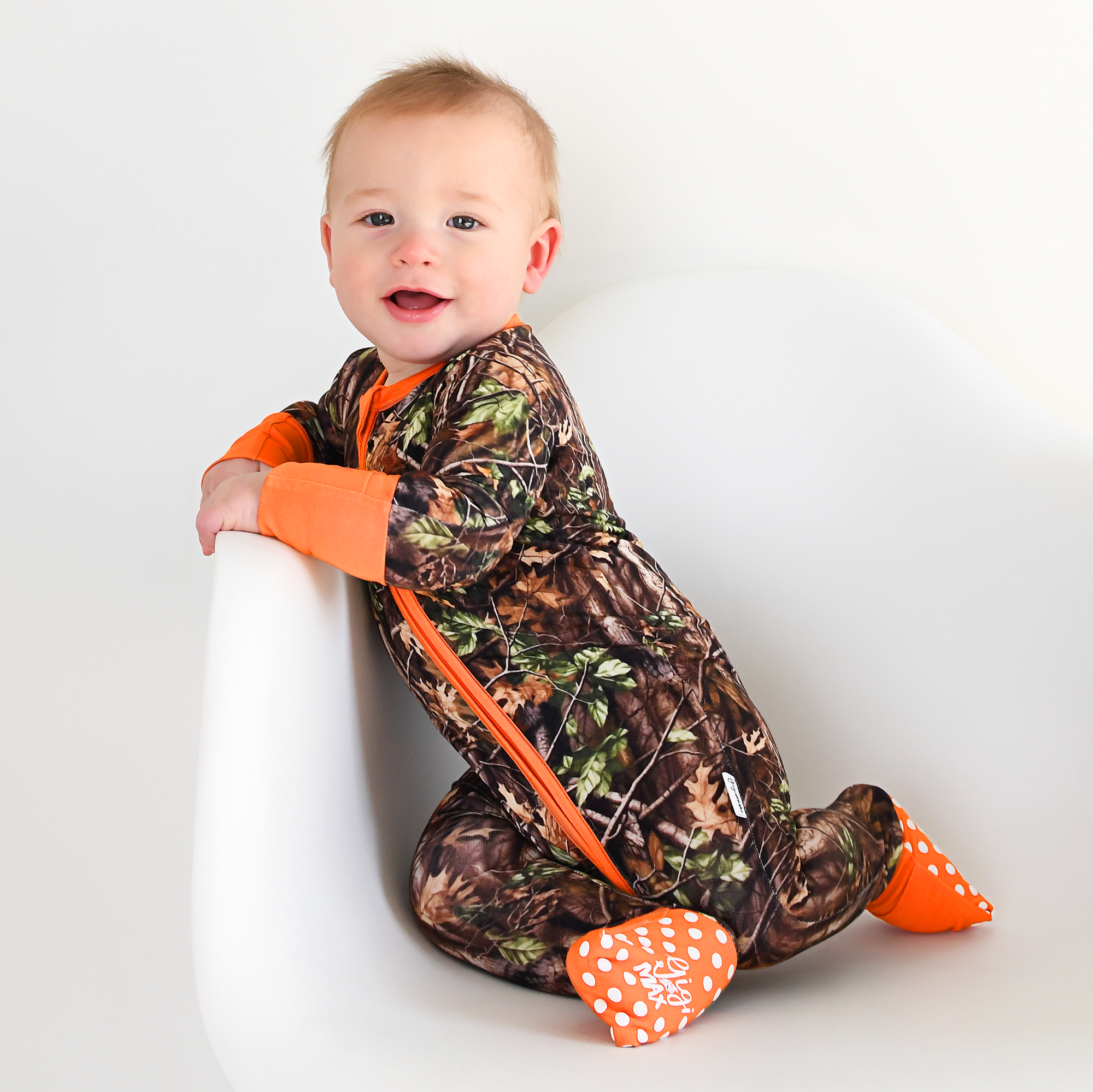 Bamboo Camo Zip Sleeper — Baby & Toddler Outfit