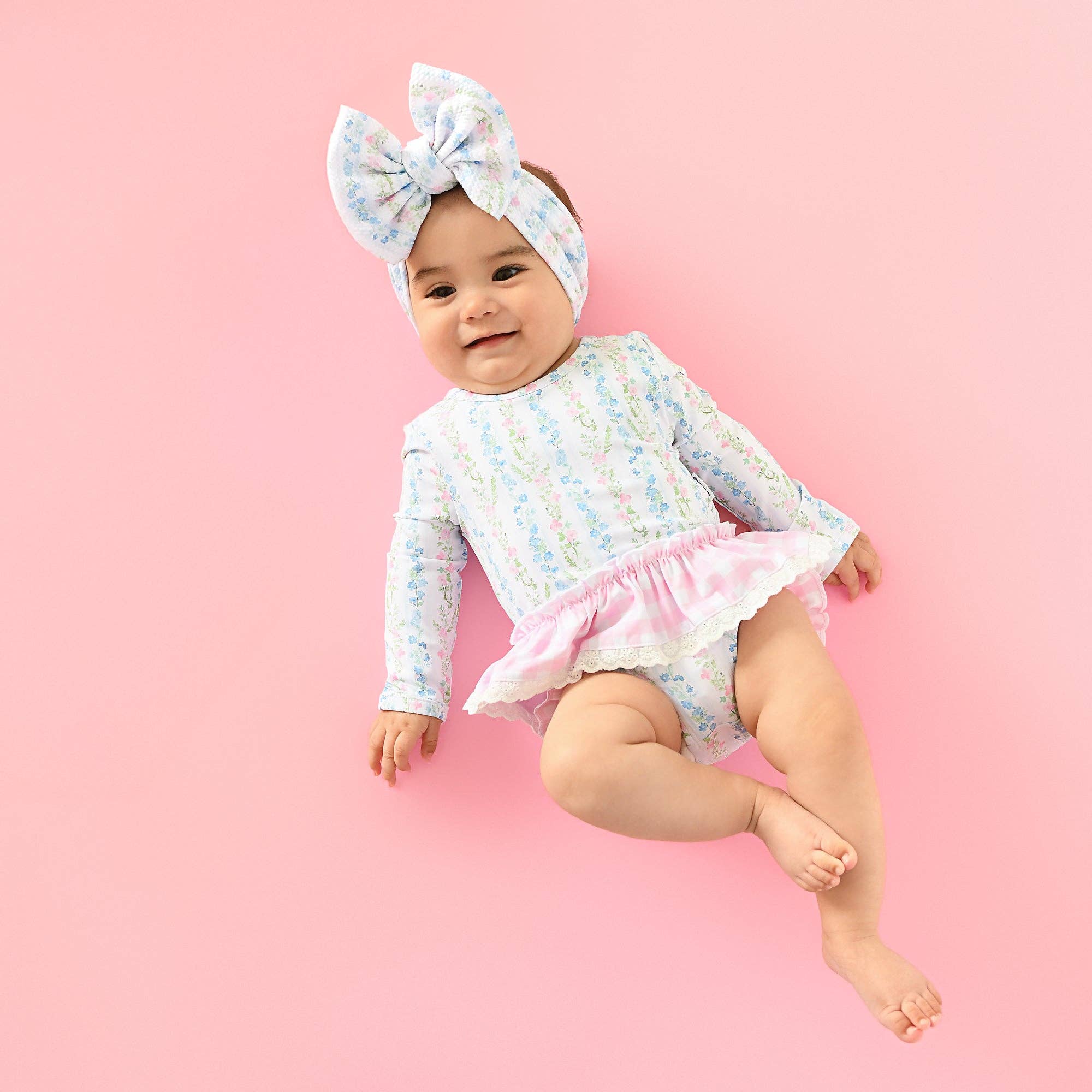 Girls' Floral Rash Guard 2-Piece Swim Set — UPF 50+