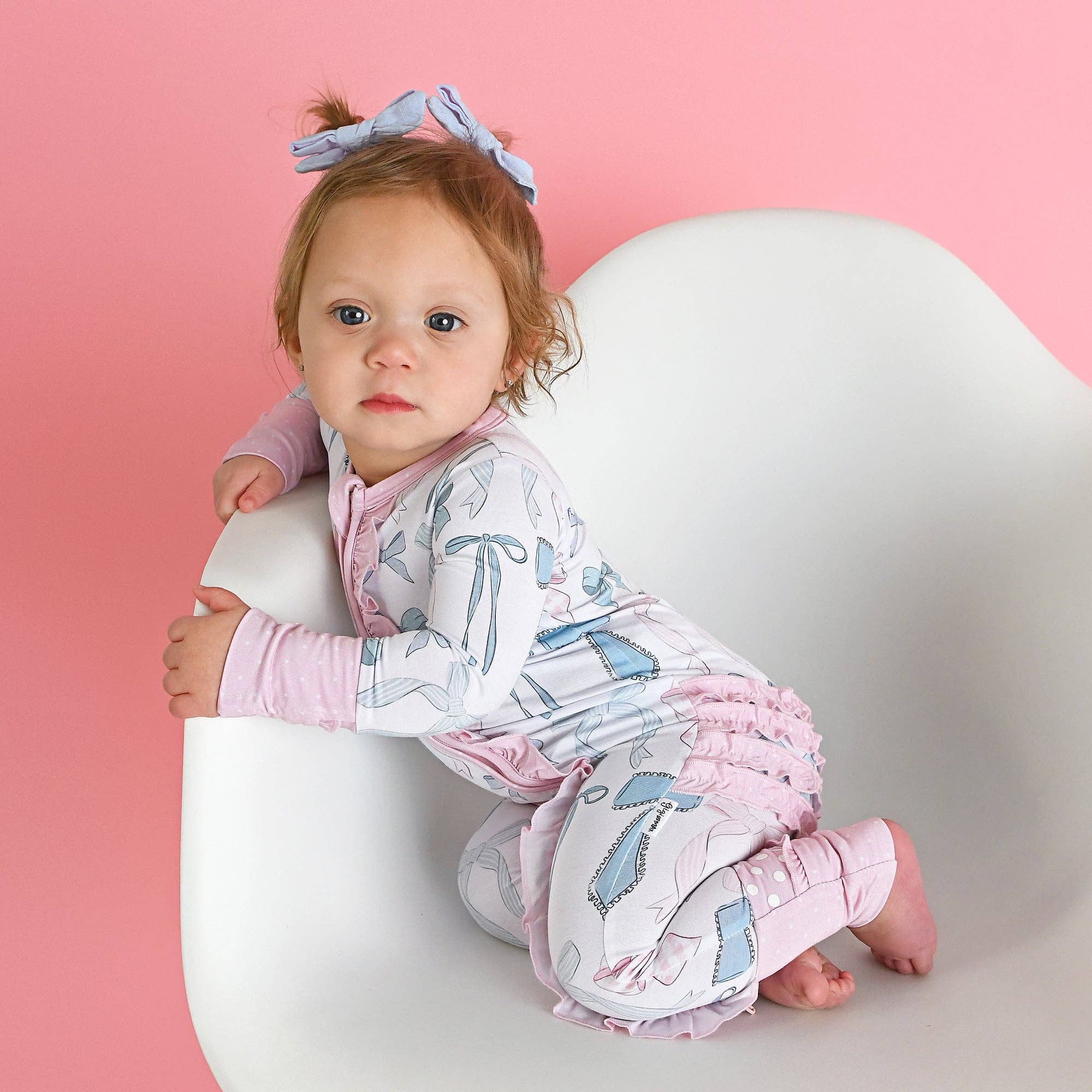 Bamboo Ruffle Zip Sleeper — Baby & Toddler Outfit
